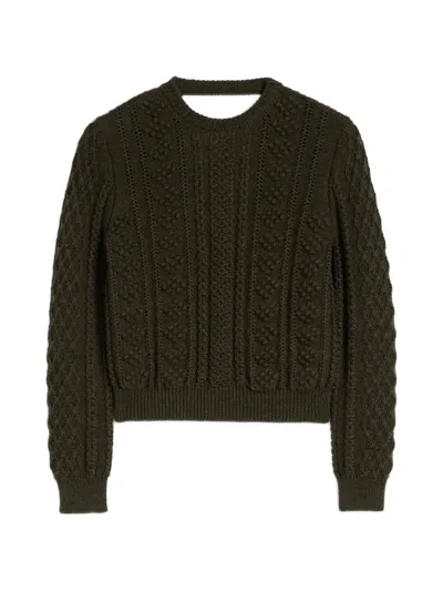 Jil Sander Long-sleeves Sweater In Brown