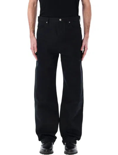 Jil Sander Relaxed-fit Black Denim Pants With Five-pocket Design
