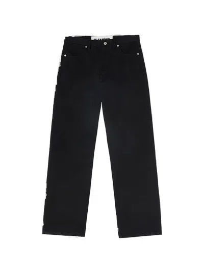 JIL SANDER JIL SANDER LOOSE DENIM TROUSER 01 BLACK