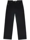 Jil Sander Straight-leg Jeans In Black
