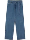 JIL SANDER LOOSE-FIT BELTED JEANS