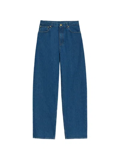 Jil Sander 루즈 핏 진 In Blue