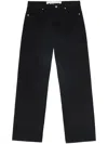 Jil Sander Straight-leg Jeans In Black
