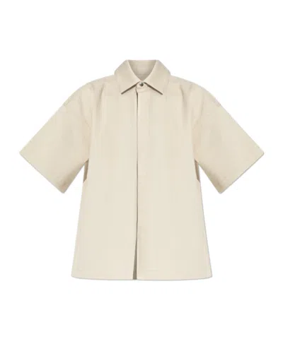 Jil Sander Poplin Shirt In Beige