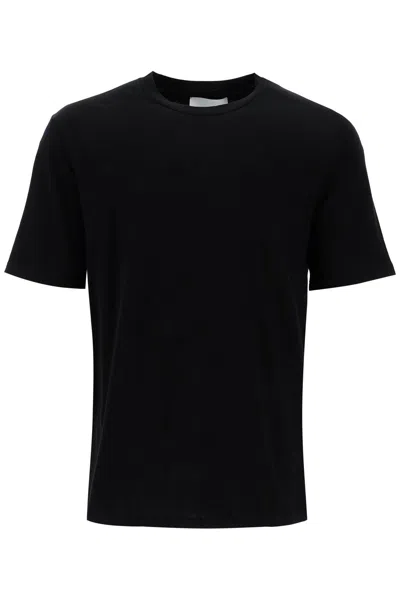 Jil Sander Loose T-shirt With Lettering In Black