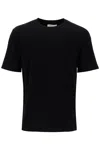 Jil Sander Loose T-shirt With Lettering In Black (black)