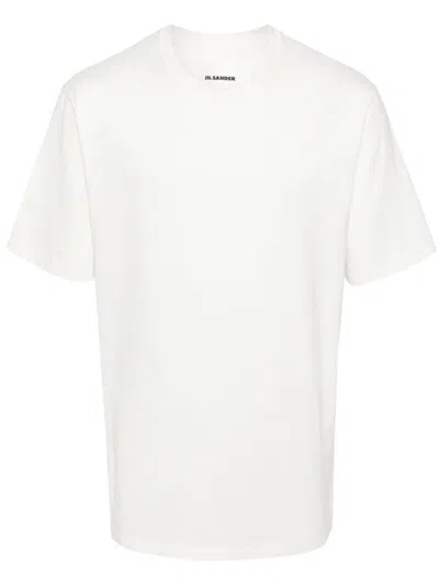 Jil Sander "love Is The Beginnin" T-shirt In White