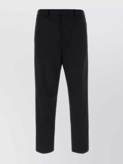 JIL SANDER LOW-RISE COTTON CHINO PANTS