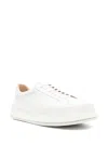 Jil Sander Man Sneakers Ivory Size 10 Textile Fibers In Beige