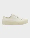 Jil Sander Low-top Canvas Sneakers In White