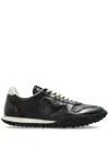 Jil Sander Low Top Sneaker Matte Wrinkle In Black