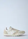 Jil Sander Women White Leather And Suede Moon Sneakers In White