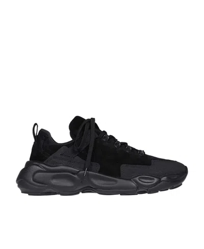 Jil Sander Low-top Sports Shoes In Black