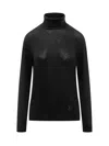 Jil Sander Ls Hn Sweater In Black