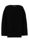 Jil Sander Black Wool Blend Oversize Sweater In Black