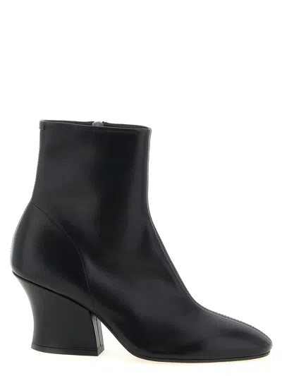Jil Sander 'lune' Ankle Boots In Black