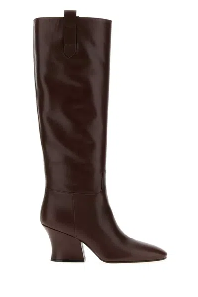 Jil Sander Lune Boot In Brown