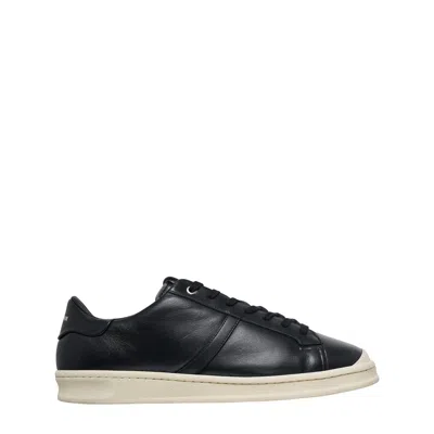 Jil Sander Lux Calf Leather Sneakers In Black
