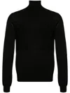 Jil Sander Jumper Turtle Neck Long Sleeves In Nero