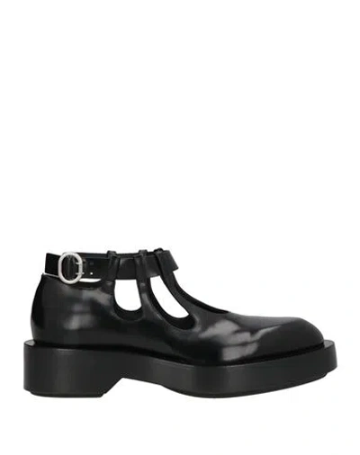 Jil Sander Man Ankle Boots Black Size 10 Leather
