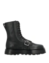 Jil Sander Man Ankle Boots Black Size 8 Calfskin In Black