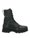 Jil Sander Man Ankle Boots Black Size 9 Leather In Black