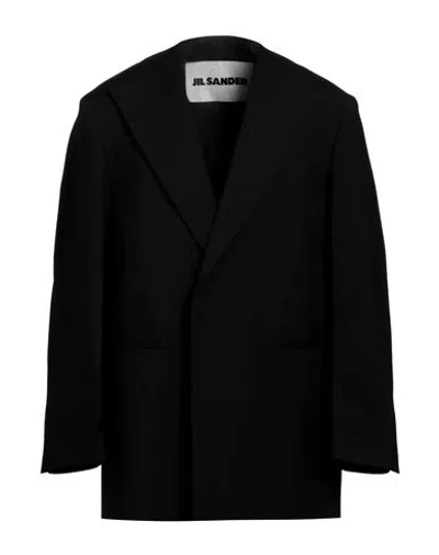 Jil Sander Man Blazer Black Size 40 Wool