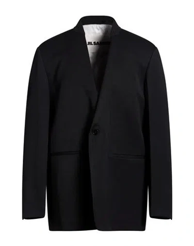 Jil Sander Man Blazer Black Size 42 Wool