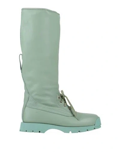 Jil Sander Man Boot Sage Green Size 8 Soft Leather