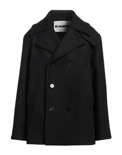 Jil Sander+ Man Coat Black Size L Wool