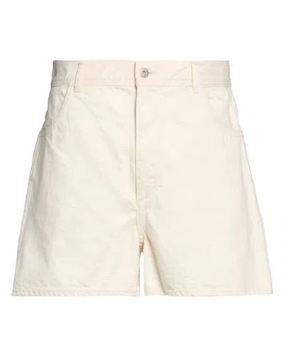 Jil Sander + Man Denim Shorts Cream Size 26 Cotton