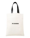 Jil Sander White White Logo Large Tote In White