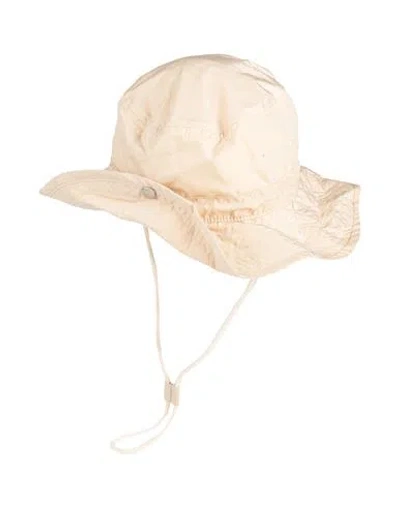 Jil Sander + Man Hat Beige Size M Polyamide In Neutral