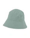 Jil Sander Man Hat Sage Green Size M Polyester In Sage Green