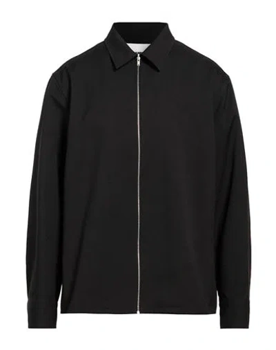 Jil Sander Man Jacket Black Size 36 Polyester