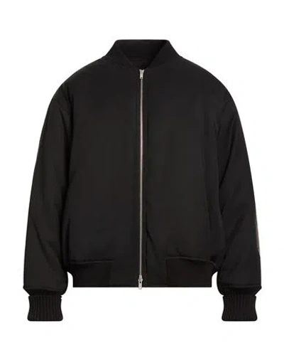 Jil Sander Man Jacket Black Size 42 Wool