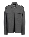 Jil Sander Man Jacket Grey Size 40 Wool, Polyamide In Gray