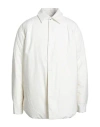 Jil Sander Man Jacket Ivory Size 40 Cotton In White