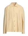 Jil Sander Man Jacket Pastel Yellow Size 44 Cotton