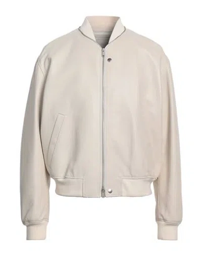 Jil Sander Man Jacket Off White Size 42 Ovine Leather
