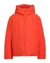 Jil Sander + Man Jacket Orange Size L Polyester In Pattern