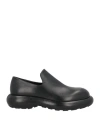 Jil Sander Man Loafers Black Size 9 Leather