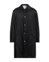 Jil Sander Man Overcoat & Trench Coat Black Size M Rayon, Cotton, Wool, Silk In Black