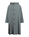 Jil Sander Man Overcoat & Trench Coat Grey Size 36 Wool In Gray