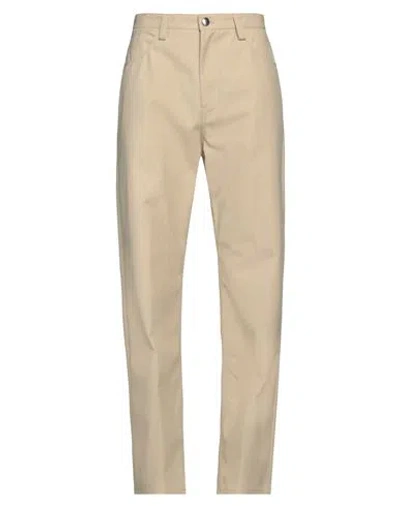 Jil Sander Man Pants Beige Size 34 Cotton