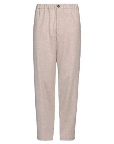 Jil Sander Man Pants Beige Size 34 Virgin Wool