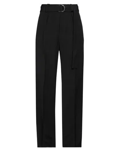 Jil Sander Man Pants Black Size 36 Viscose, Linen