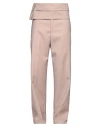 Jil Sander Man Pants Light Brown Size 30 Wool In Pink