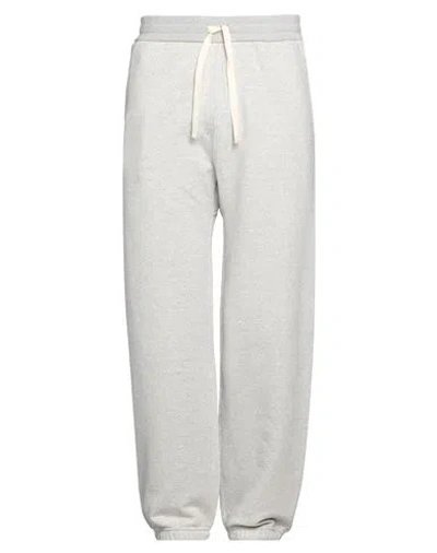 Jil Sander + Man Pants Light Grey Size L Cotton In Grey