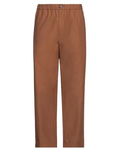 Jil Sander+ Man Pants Tan Size 30 Cotton In Brown